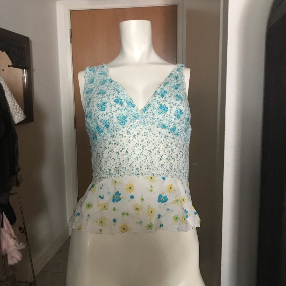 Wet seal floral tank top